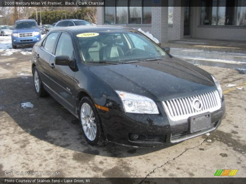 Black / Dark Charcoal 2008 Mercury Milan V6 Premier