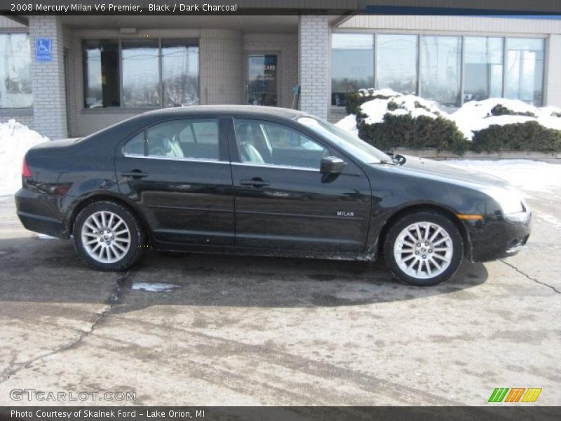 Black / Dark Charcoal 2008 Mercury Milan V6 Premier