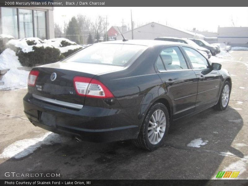 Black / Dark Charcoal 2008 Mercury Milan V6 Premier