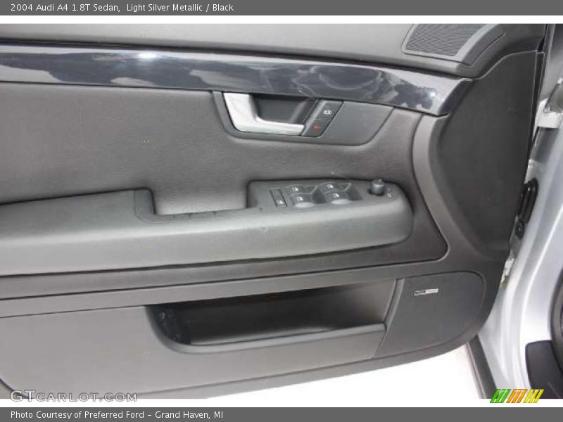 Light Silver Metallic / Black 2004 Audi A4 1.8T Sedan