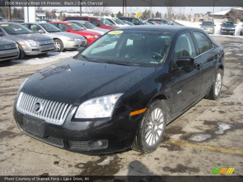 Black / Dark Charcoal 2008 Mercury Milan V6 Premier