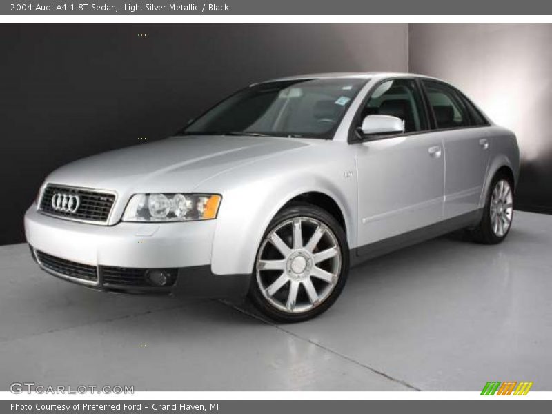 Light Silver Metallic / Black 2004 Audi A4 1.8T Sedan