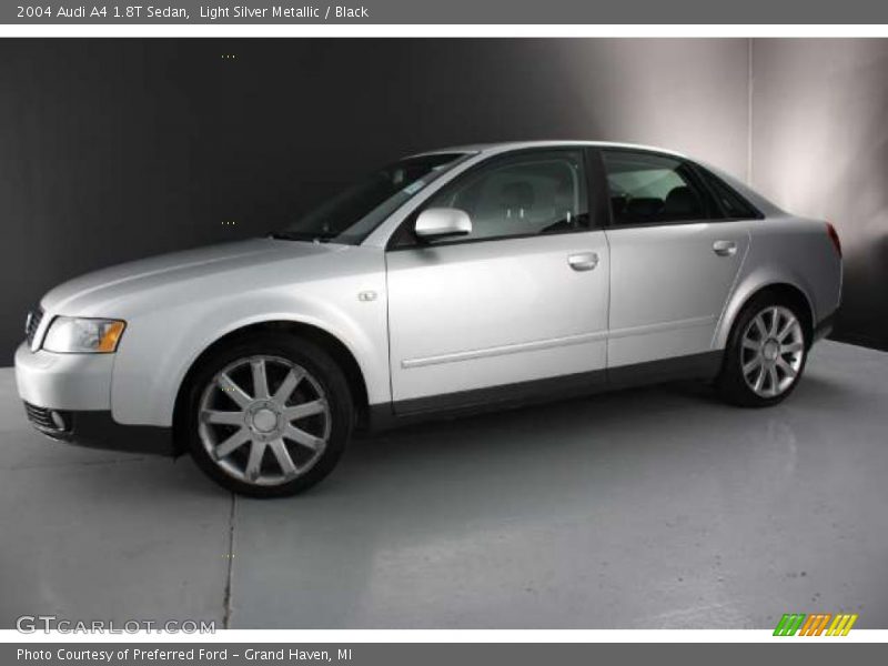 Light Silver Metallic / Black 2004 Audi A4 1.8T Sedan