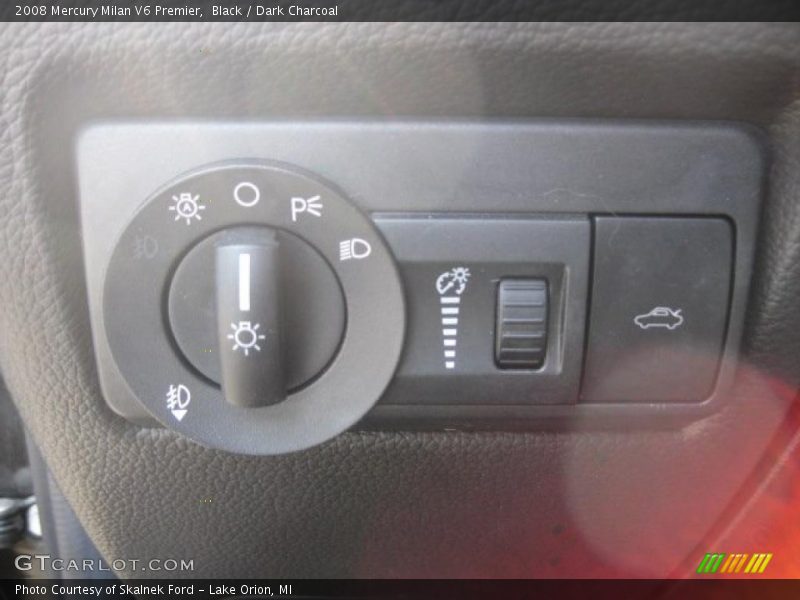 Black / Dark Charcoal 2008 Mercury Milan V6 Premier