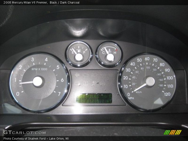 Black / Dark Charcoal 2008 Mercury Milan V6 Premier