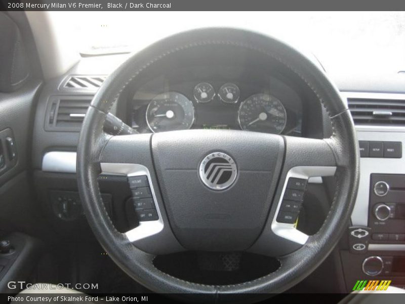 Black / Dark Charcoal 2008 Mercury Milan V6 Premier