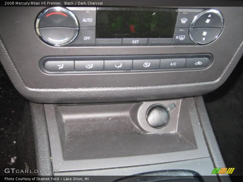 Black / Dark Charcoal 2008 Mercury Milan V6 Premier