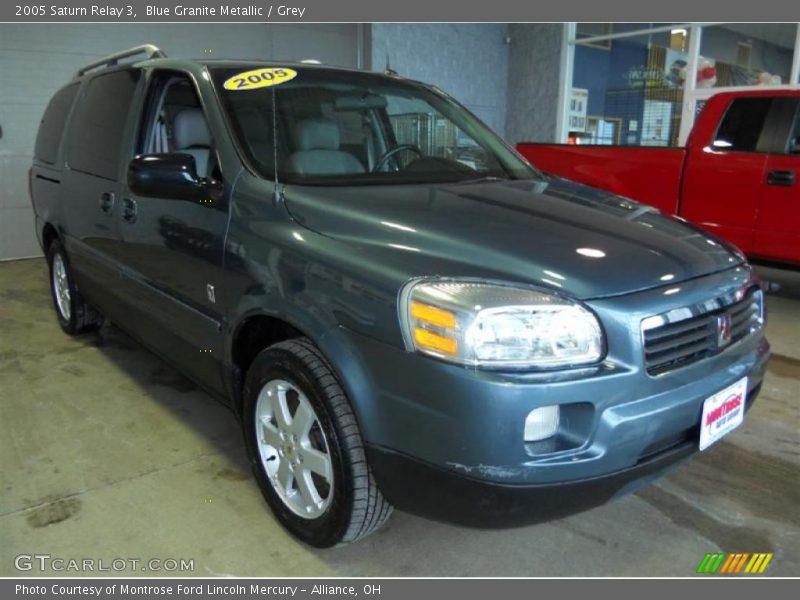 Blue Granite Metallic / Grey 2005 Saturn Relay 3