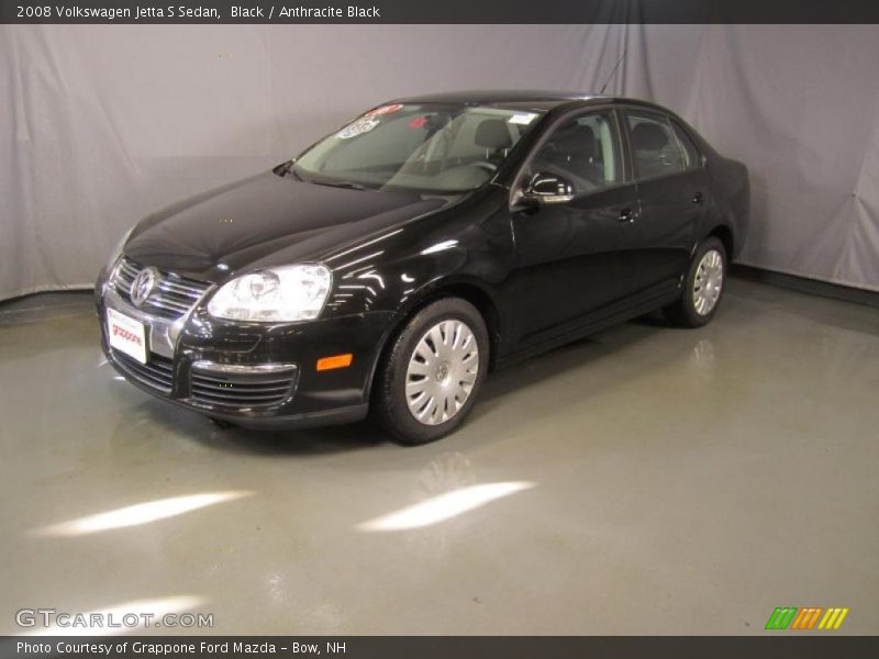 Black / Anthracite Black 2008 Volkswagen Jetta S Sedan