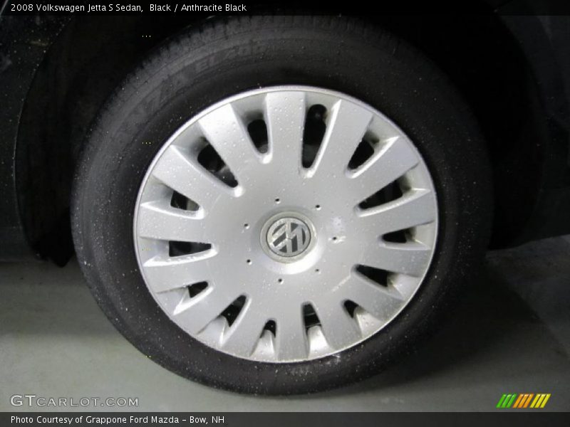 Black / Anthracite Black 2008 Volkswagen Jetta S Sedan
