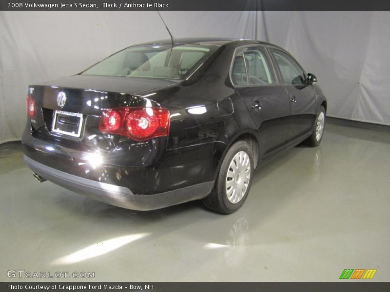 Black / Anthracite Black 2008 Volkswagen Jetta S Sedan