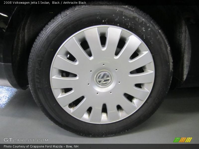 Black / Anthracite Black 2008 Volkswagen Jetta S Sedan