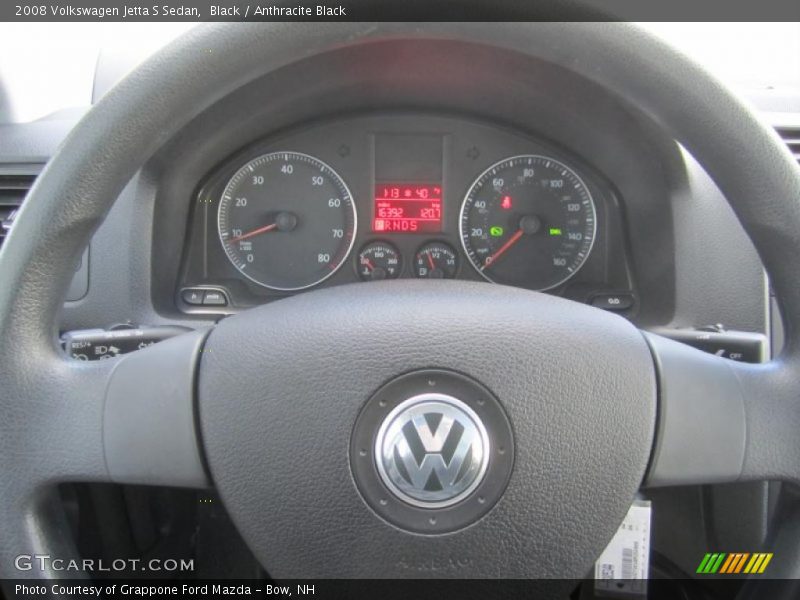 Black / Anthracite Black 2008 Volkswagen Jetta S Sedan