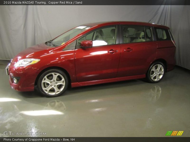 Copper Red Mica / Sand 2010 Mazda MAZDA5 Touring