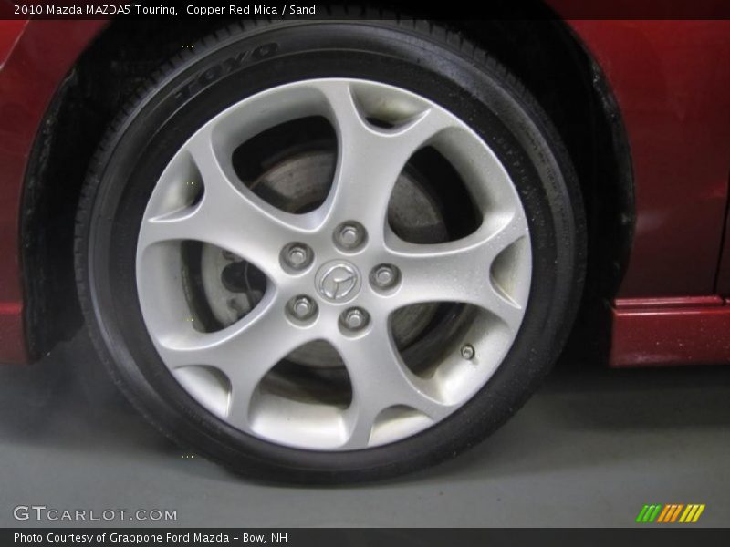Copper Red Mica / Sand 2010 Mazda MAZDA5 Touring