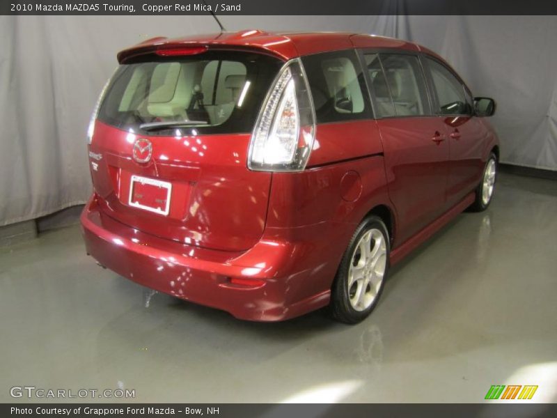 Copper Red Mica / Sand 2010 Mazda MAZDA5 Touring