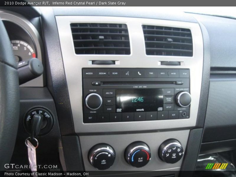 Inferno Red Crystal Pearl / Dark Slate Gray 2010 Dodge Avenger R/T