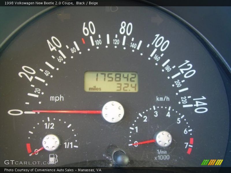 Black / Beige 1998 Volkswagen New Beetle 2.0 Coupe