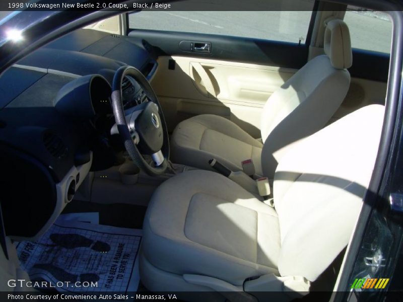 Black / Beige 1998 Volkswagen New Beetle 2.0 Coupe