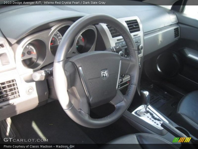Inferno Red Crystal Pearl / Dark Slate Gray 2010 Dodge Avenger R/T