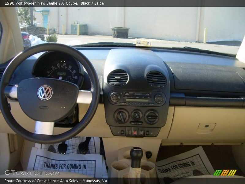 Black / Beige 1998 Volkswagen New Beetle 2.0 Coupe