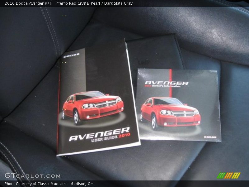 Inferno Red Crystal Pearl / Dark Slate Gray 2010 Dodge Avenger R/T