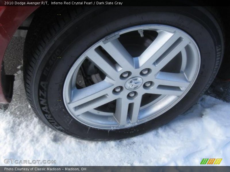 Inferno Red Crystal Pearl / Dark Slate Gray 2010 Dodge Avenger R/T