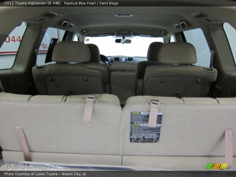 Nautical Blue Pearl / Sand Beige 2011 Toyota Highlander SE 4WD