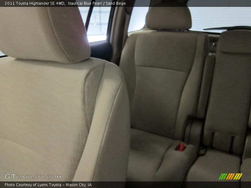 Nautical Blue Pearl / Sand Beige 2011 Toyota Highlander SE 4WD