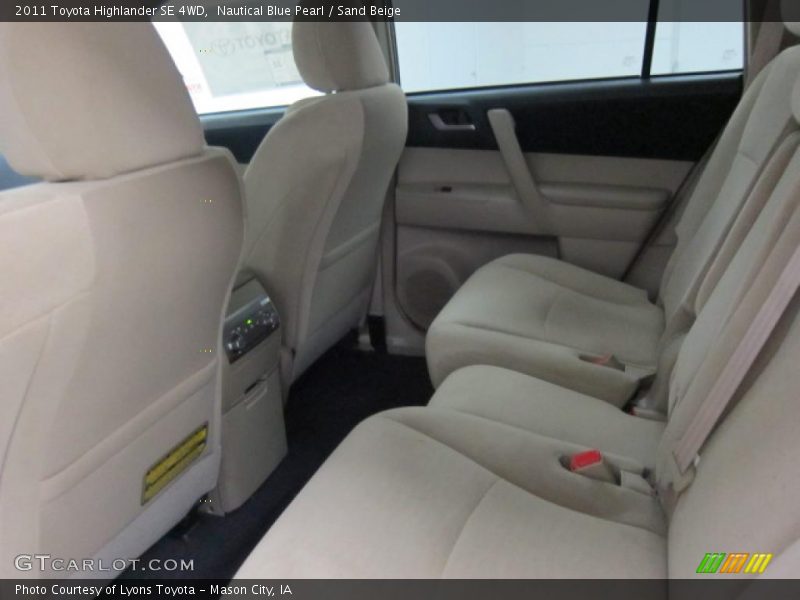 Nautical Blue Pearl / Sand Beige 2011 Toyota Highlander SE 4WD