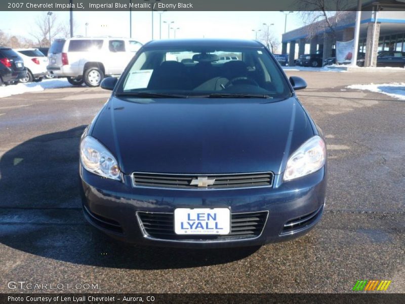 Imperial Blue Metallic / Ebony Black 2007 Chevrolet Impala LS