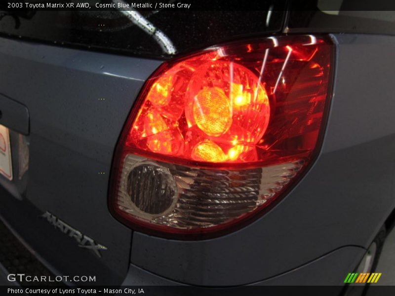 Cosmic Blue Metallic / Stone Gray 2003 Toyota Matrix XR AWD