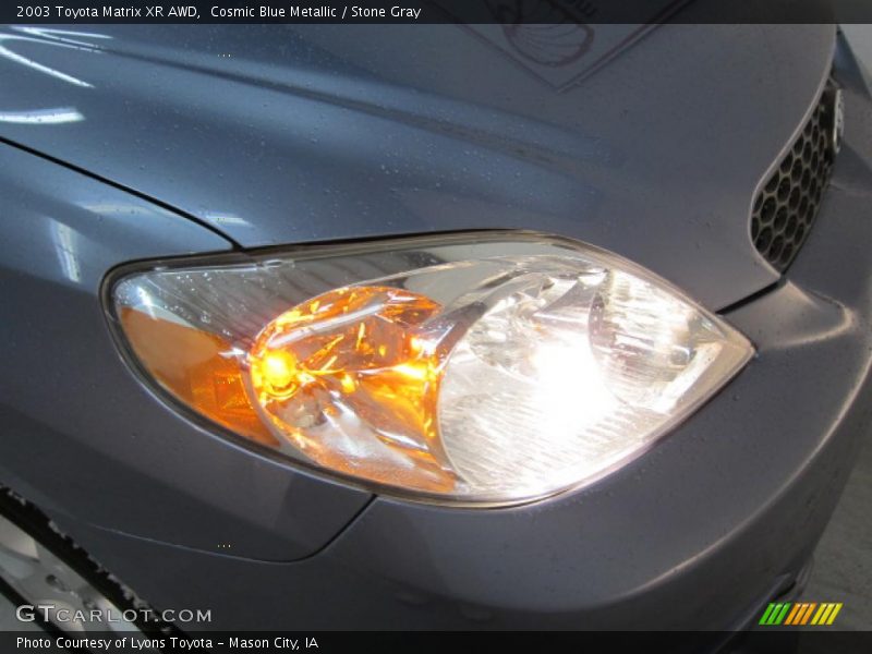 Cosmic Blue Metallic / Stone Gray 2003 Toyota Matrix XR AWD