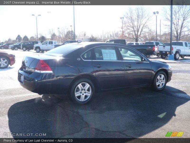 Imperial Blue Metallic / Ebony Black 2007 Chevrolet Impala LS