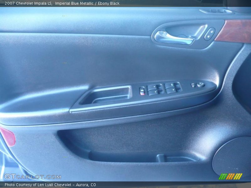 Imperial Blue Metallic / Ebony Black 2007 Chevrolet Impala LS