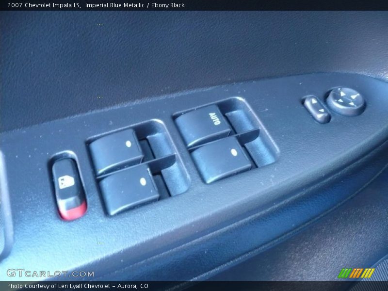 Imperial Blue Metallic / Ebony Black 2007 Chevrolet Impala LS
