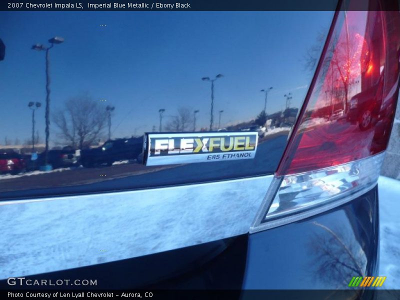 Imperial Blue Metallic / Ebony Black 2007 Chevrolet Impala LS