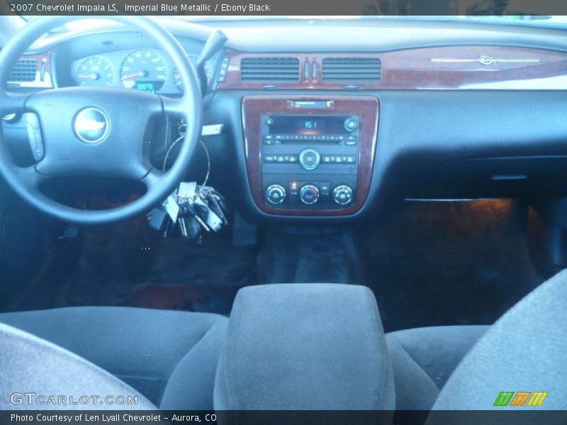 Imperial Blue Metallic / Ebony Black 2007 Chevrolet Impala LS