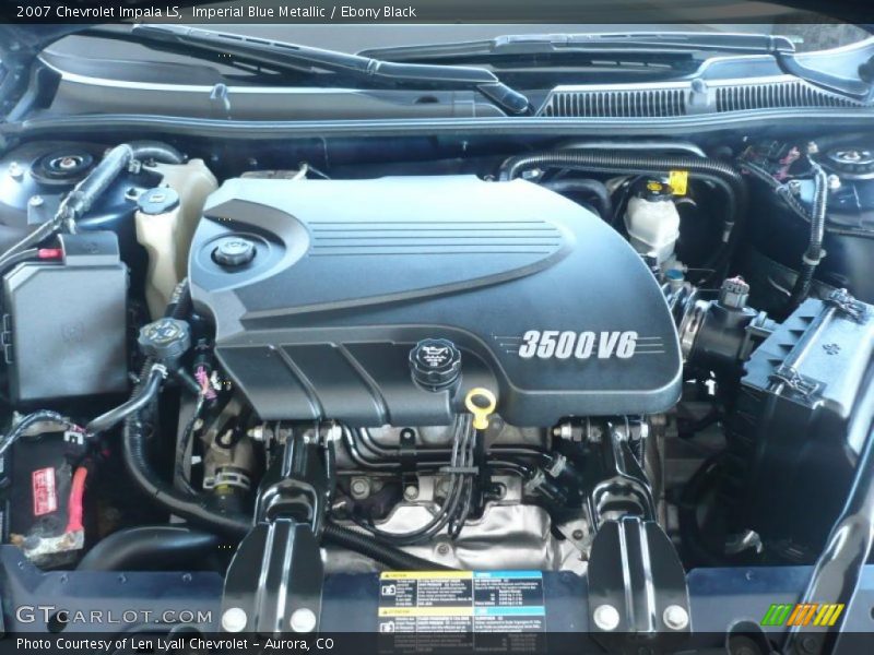 Imperial Blue Metallic / Ebony Black 2007 Chevrolet Impala LS