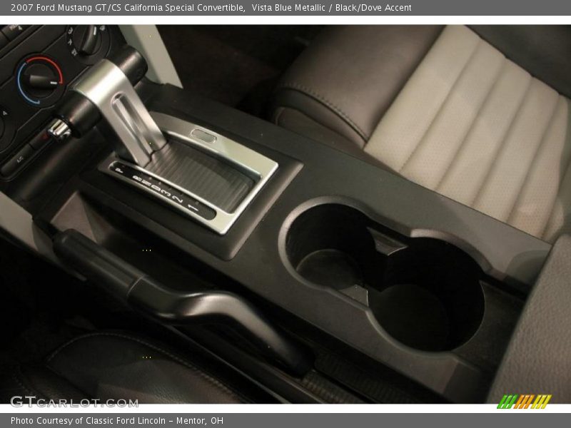 Vista Blue Metallic / Black/Dove Accent 2007 Ford Mustang GT/CS California Special Convertible
