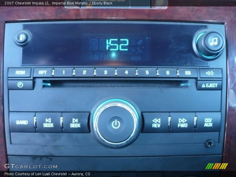 Imperial Blue Metallic / Ebony Black 2007 Chevrolet Impala LS