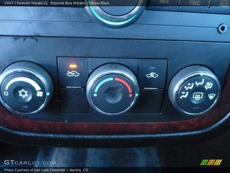 Imperial Blue Metallic / Ebony Black 2007 Chevrolet Impala LS