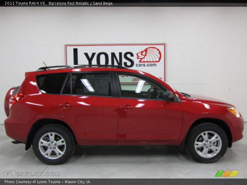 Barcelona Red Metallic / Sand Beige 2011 Toyota RAV4 V6