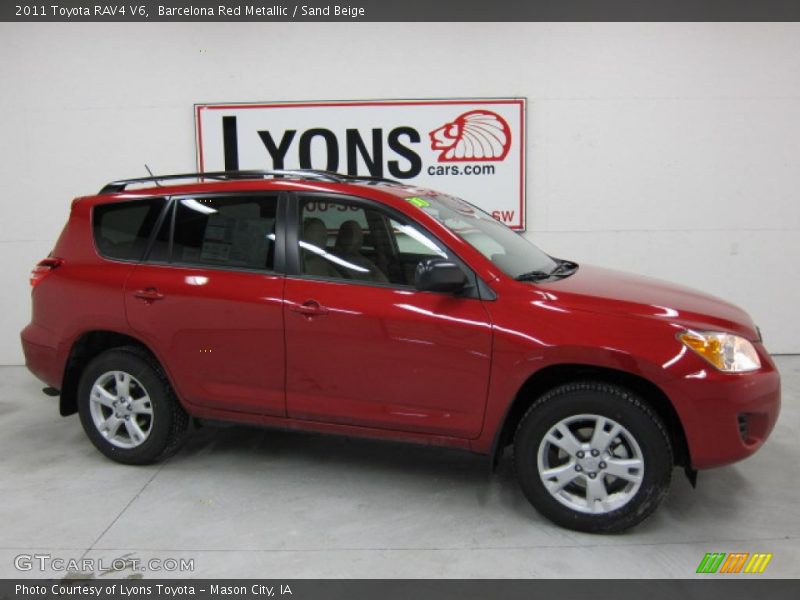 Barcelona Red Metallic / Sand Beige 2011 Toyota RAV4 V6