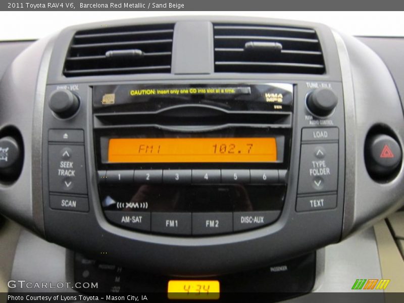 Barcelona Red Metallic / Sand Beige 2011 Toyota RAV4 V6