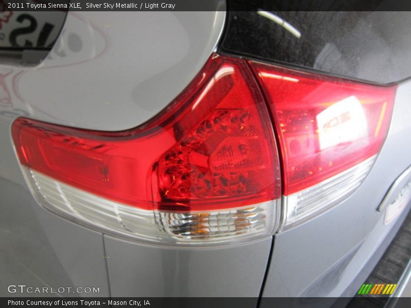 Silver Sky Metallic / Light Gray 2011 Toyota Sienna XLE