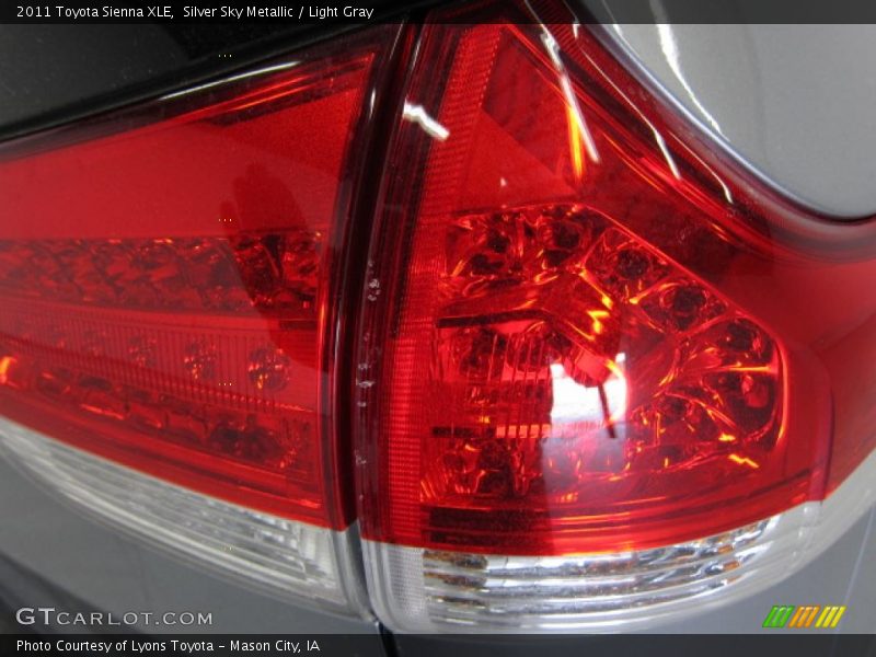 Silver Sky Metallic / Light Gray 2011 Toyota Sienna XLE