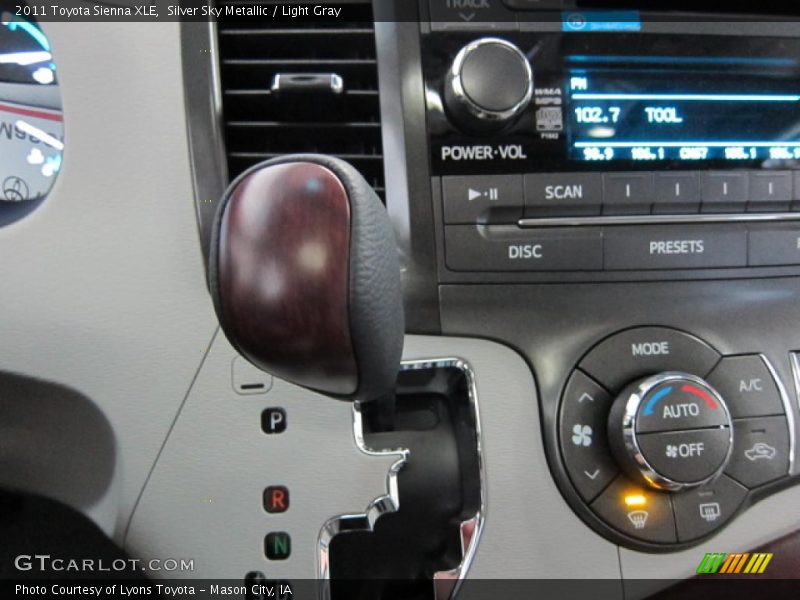 Silver Sky Metallic / Light Gray 2011 Toyota Sienna XLE