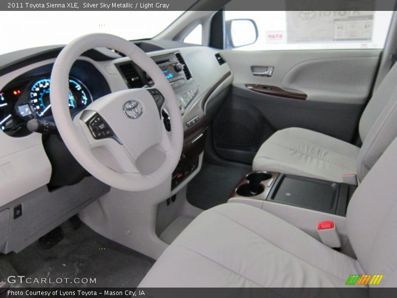 Silver Sky Metallic / Light Gray 2011 Toyota Sienna XLE
