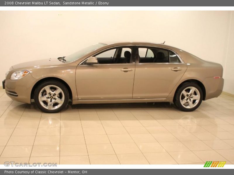 Sandstone Metallic / Ebony 2008 Chevrolet Malibu LT Sedan